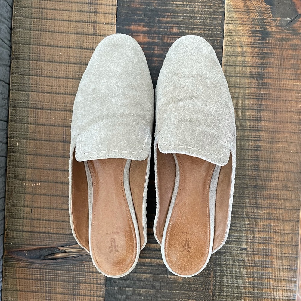 Frye Gwen Pickstitch Mules / Slides